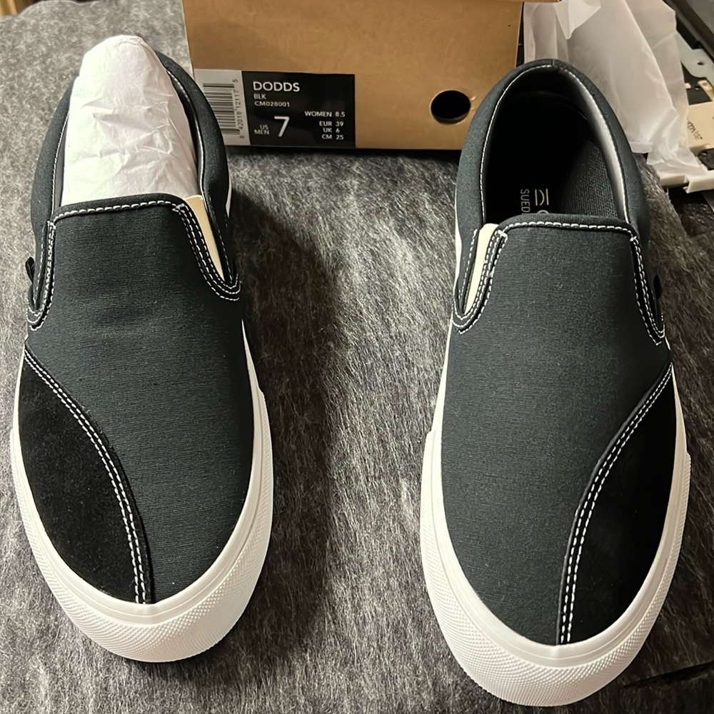 NWT Clearweather Men’s Dodds Black Slip On Shoes